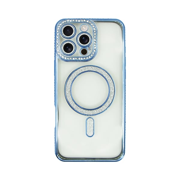 Vivid Magsafe Strass And Glitter Back Cover Σιλικόνης Διάφανο (iPhone 16 Pro Max)