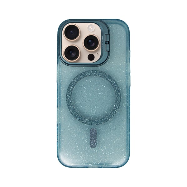 Vivid Magsafe Glitter Protective Case Apple Iphone 16 Pro Blue 5213015676619
