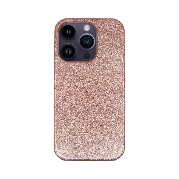 Vivid Glitter Back Cover Πλαστικό Ροζ Χρυσό (iPhone 14 Pro Max)