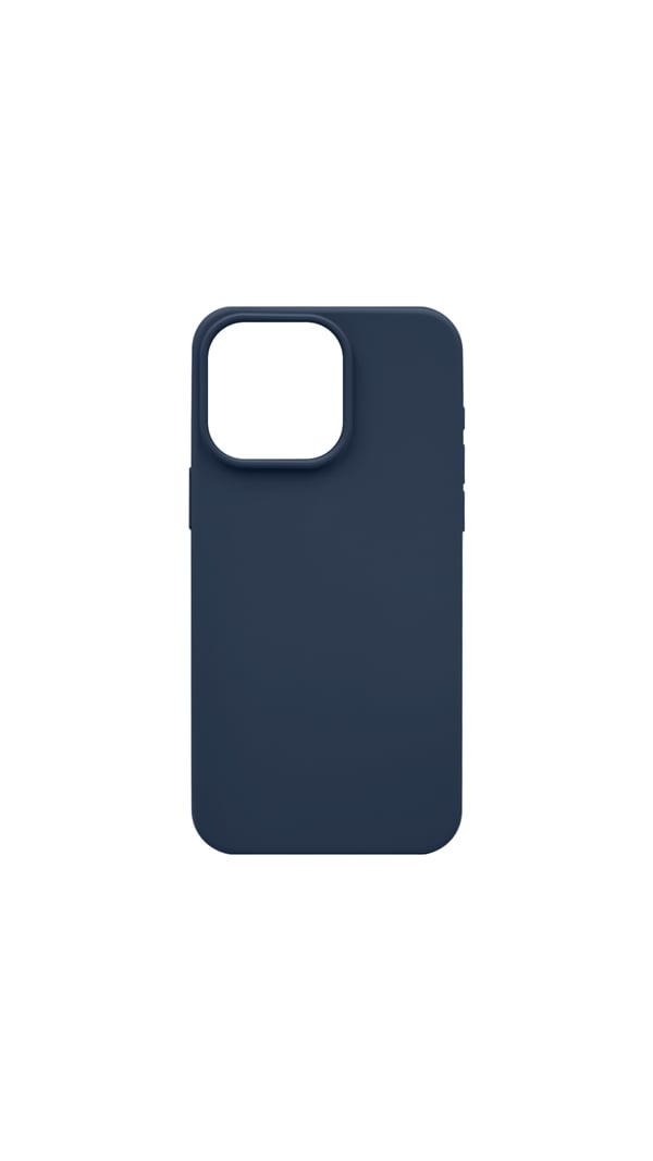 Vivid Cover Back Cover Σιλικόνης Navy Μπλε (iPhone 15 Pro Max)