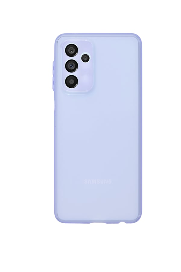 Vivid Slim Back Cover Σιλικόνης Διάφανο / Μωβ (Galaxy A13 5G)
