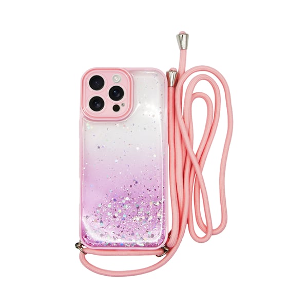 Vivid Back Cover Σιλικόνης με Λουράκι Διάφανο (iPhone 16 Pro Max)