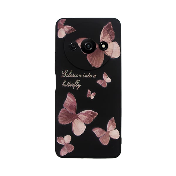 Vivid Back Cover Σιλικόνης / Πλαστικό Μαύρο (Redmi A3)
