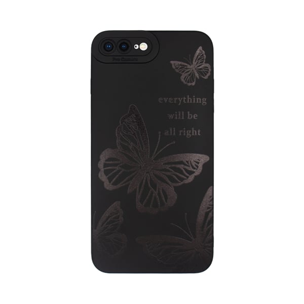 Vivid Back Cover Σιλικόνης Μαύρο (iPhone 6/6s)