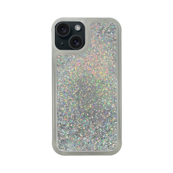Vivid Liquid Back Cover Σιλικόνης Ασημί (iPhone 15)