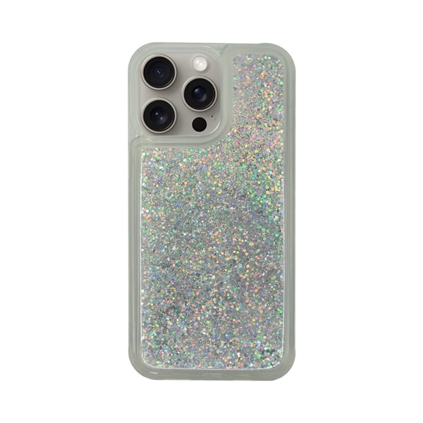 Vivid Liquid Back Cover Σιλικόνης Ασημί (iPhone 15 Pro Max)