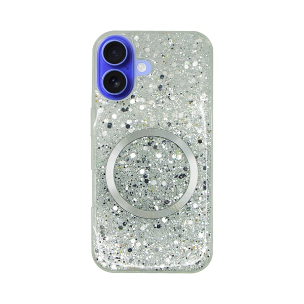 Vivid Back Cover Σιλικόνης Ασημί (iPhone 16)