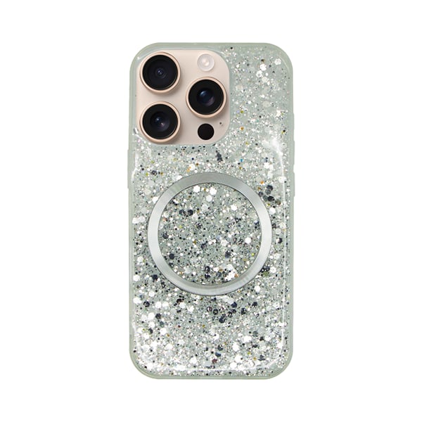 Vivid Back Cover Σιλικόνης Ασημί (iPhone 16 Pro)