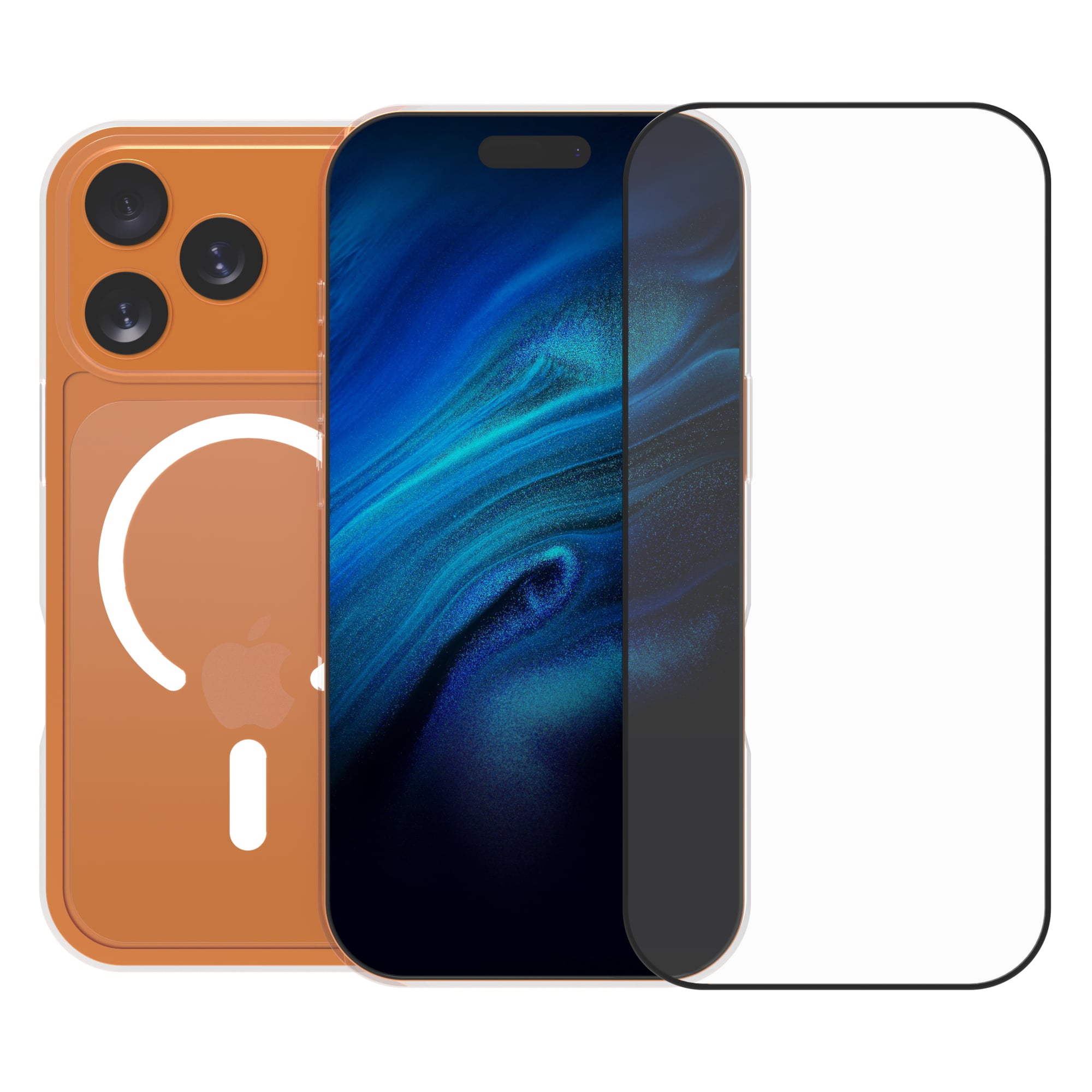Vivid Back Cover Tempered Glass / Σιλικόνης Διάφανο (iPhone 17 Pro Max)