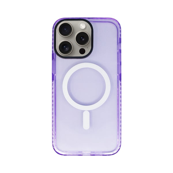 Vivid Back Cover Σιλικόνης Μωβ (iPhone 15 Pro Max)