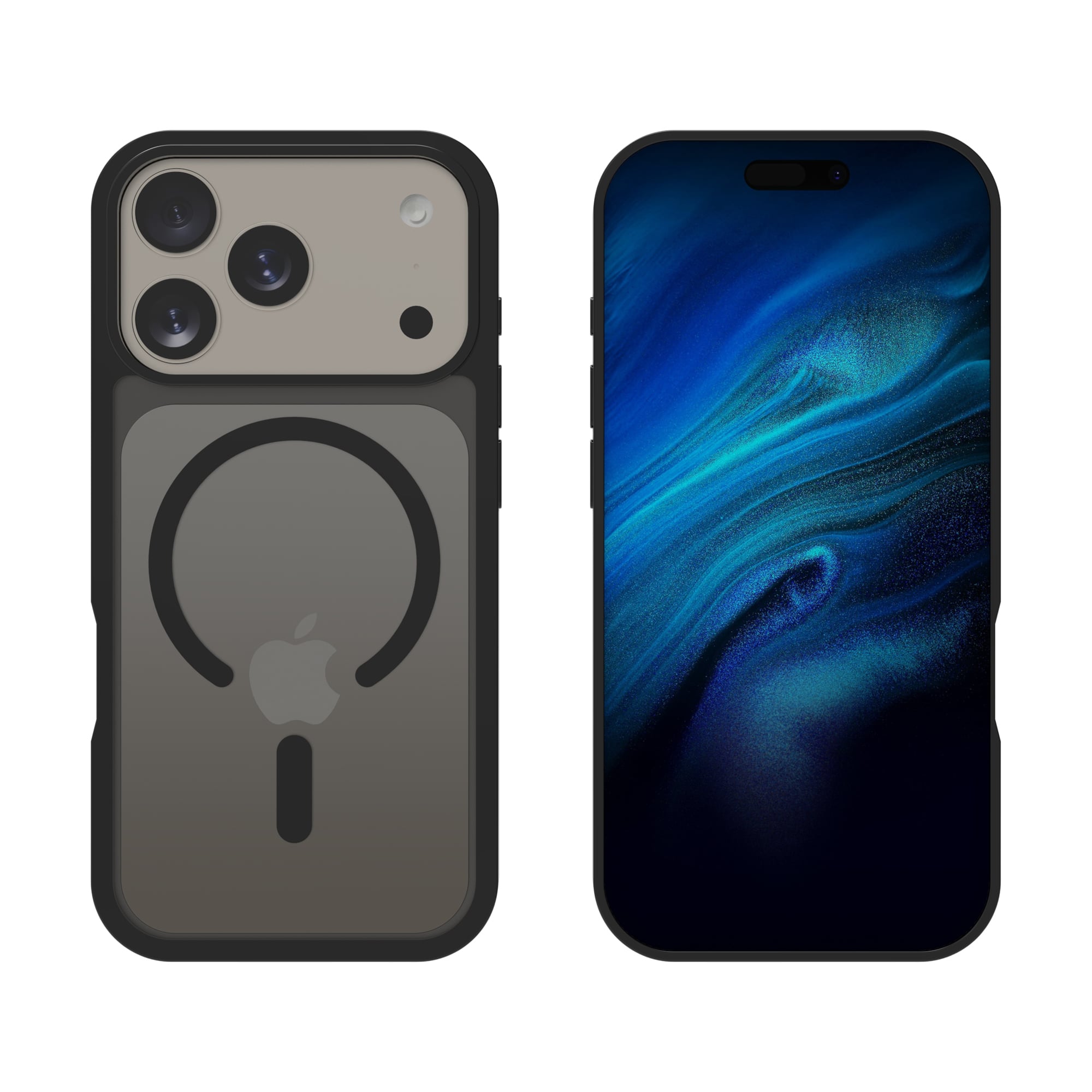 Vivid Hybrid Back Cover Πλαστικό Μαύρο (iPhone 17 Pro)