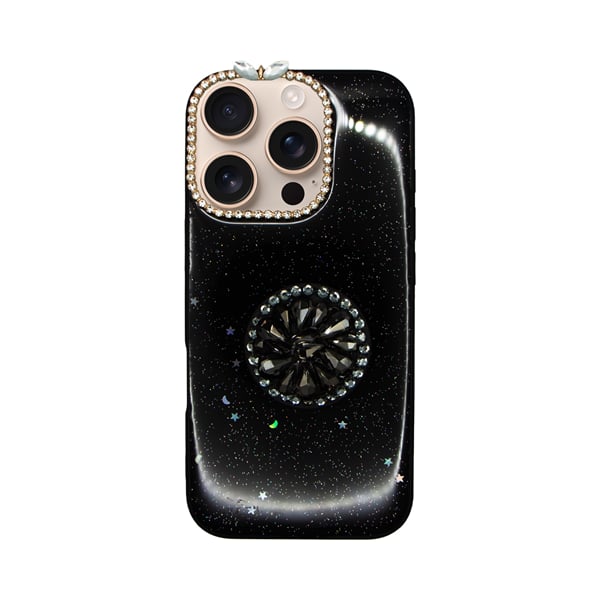 Vivid Back Cover Σιλικόνης Μαύρο (iPhone 16 Pro)