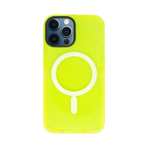 Vivid Back Cover Σιλικόνης Κίτρινο (iPhone 12 / 12 Pro)