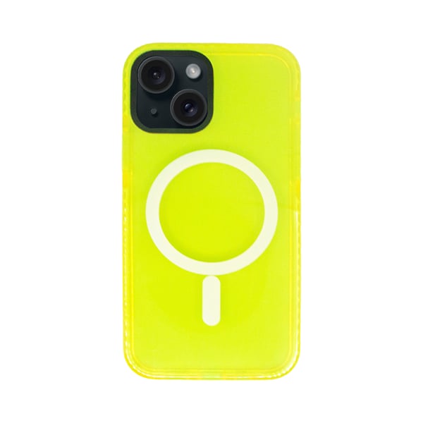 Vivid Back Cover Σιλικόνης Κίτρινο (iPhone 14)