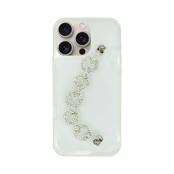 Vivid Clear Case Rhinestone Glitter Chain Apple Iphone 16 Pro Max 5213015676473