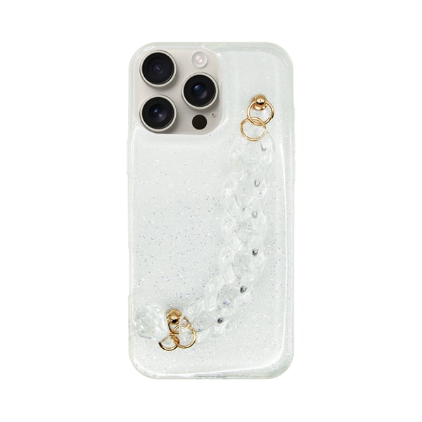 Vivid Clear Shine Case Chain Hand Strap Apple Iphone 16 Pro Max 5213015676497