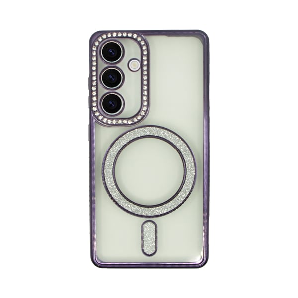 Vivid Strass Back Cover Σιλικόνης Μωβ (Galaxy S24)