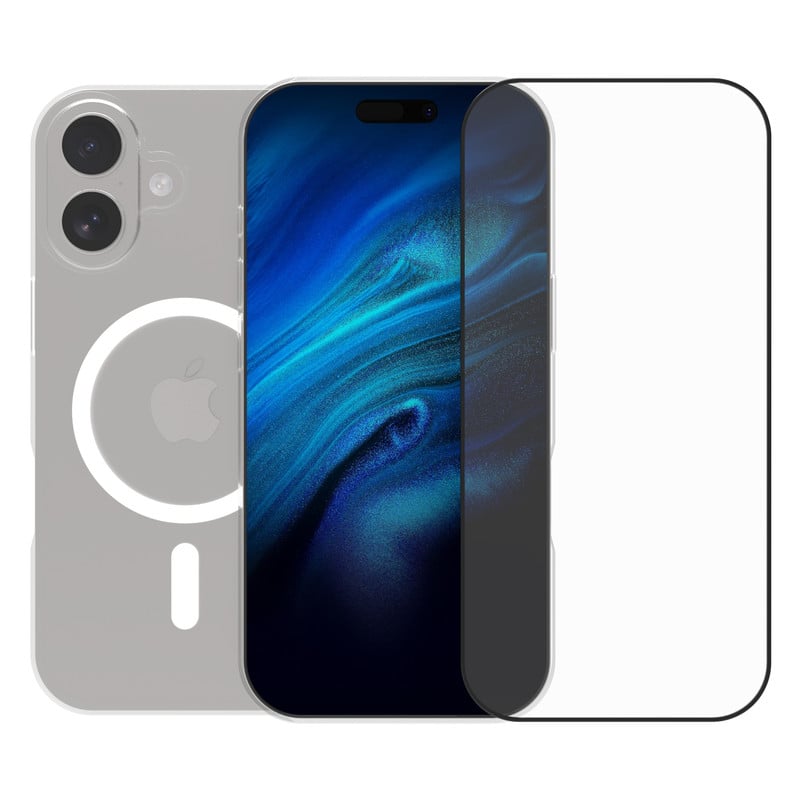 Vivid Back Cover Tempered Glass / Σιλικόνης Διάφανο (iPhone 17)