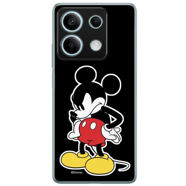 Disney Mickey Back Cover Σιλικόνης Μαύρο (Redmi Note 13 5G)
