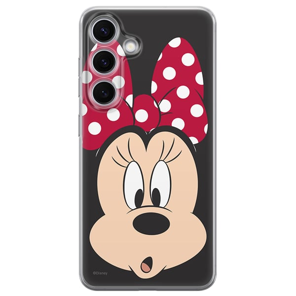 Disney Minnie Back Cover Σιλικόνης Μαύρο (Galaxy S24)