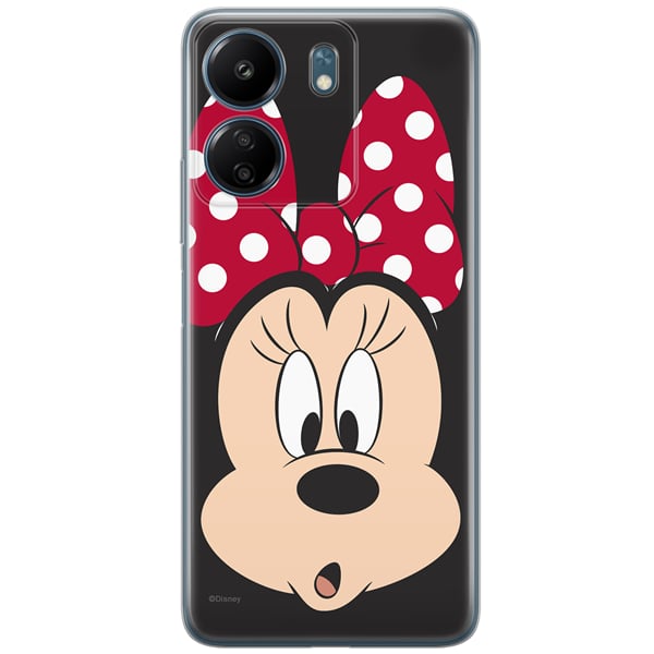 Disney Minnie Back Cover Σιλικόνης Μαύρο (Redmi 13C, Disney)