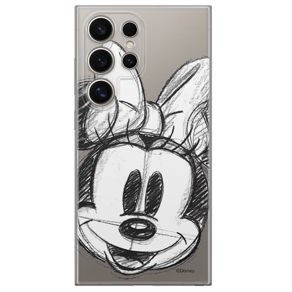 Disney Minnie Back Cover Σιλικόνης Διάφανο (Galaxy S24 Ultra)