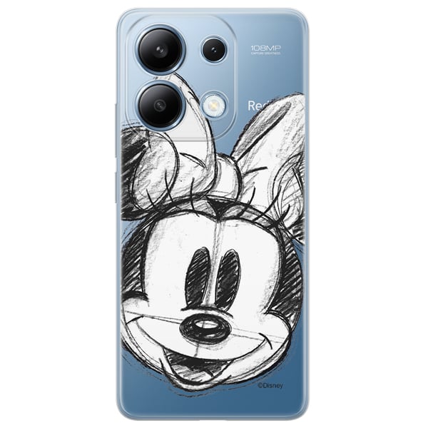 Disney Minnie Back Cover Σιλικόνης Διάφανο (Redmi Note 13 4G)
