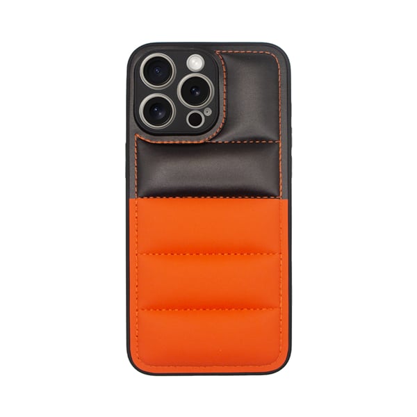 Vivid Puffer Back Cover Μαύρο (iPhone 15 Pro)