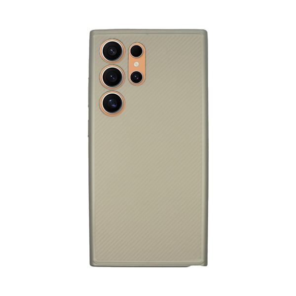 Vivid Carbon Fiber Back Cover Σιλικόνης Χρυσό (Galaxy S24 Ultra)