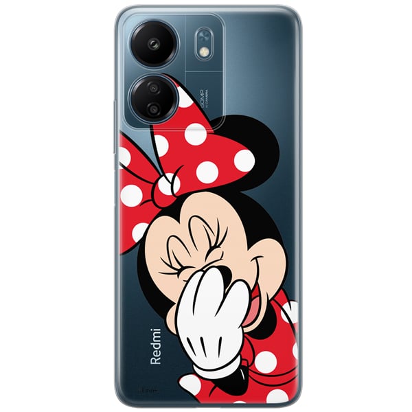 Disney Minnie Back Cover Σιλικόνης Διάφανο (Redmi 13C, Disney)