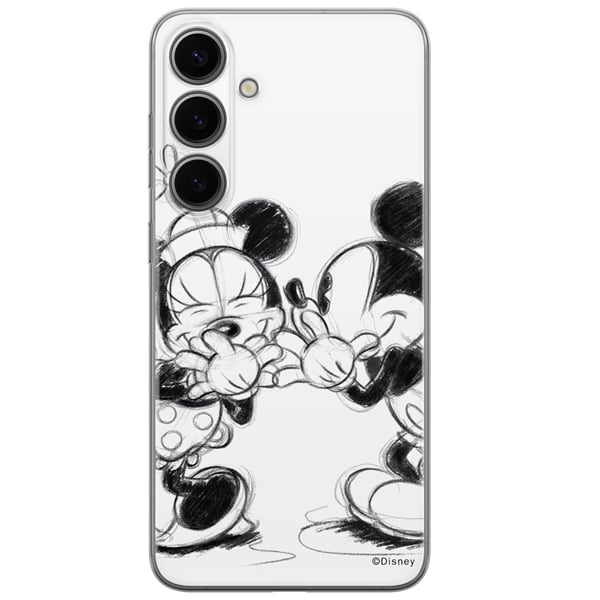 Disney Case Samsung Galaxy S24+ Mickey Minnie Full Print Secret White 5905795958145