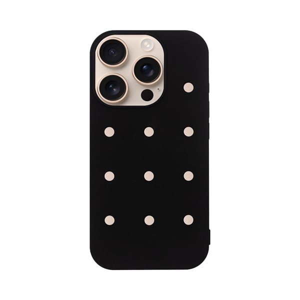 Vivid Silicone Pins Case Apple Iphone 16 Pro Black 5213015676978