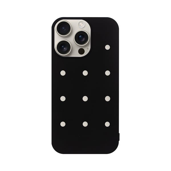 Vivid Silicone Pins Case Apple Iphone 16 Pro Max Black 5213015676985