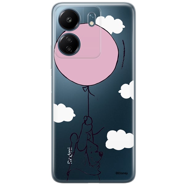 Disney Case Redmi 13c Winnie Pooh Partial Print Balloon Transparent 5905795978181