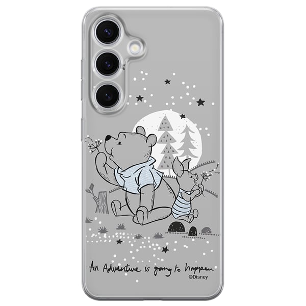 Disney Case Samsung Galaxy S24 Winnie Pooh Partial Print Transparent 5905795931667