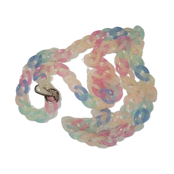 Vivid Lanyard Acrylic Neck Chain Colorful