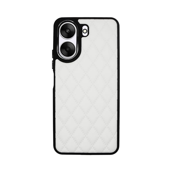Vivid Back Cover Δερματίνης / Δερμάτινο Λευκό (Redmi 13C)