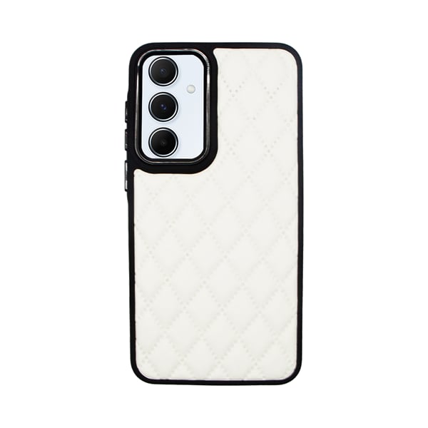 Vivid Back Cover Δερματίνης / Δερμάτινο Λευκό (Galaxy A55)