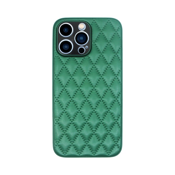Vivid Diamond Back Cover Δερματίνης / Δερμάτινο Πράσινο (iPhone 13 Pro Max)