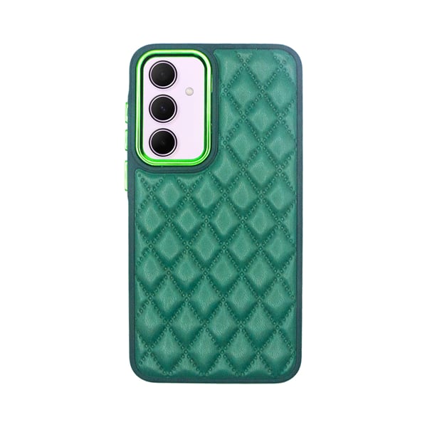 Vivid Diamond Back Cover Δερματίνης / Δερμάτινο Πράσινο (Galaxy A35)