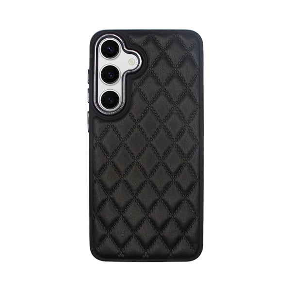 Vivid Back Cover Δερματίνης / Δερμάτινο Μαύρο (Galaxy S24+)