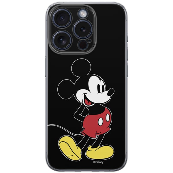 Case Apple Iphone 15 Pro Mickey 027 Disney Imprint Full Black