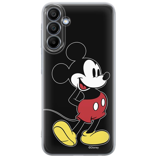 Disney Mickey Back Cover Σιλικόνης Μαύρο (Galaxy A15)