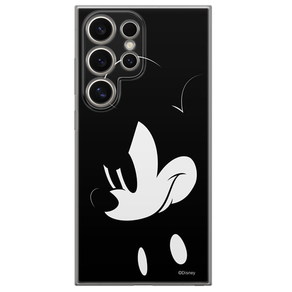 Disney Mickey Back Cover Σιλικόνης Μαύρο (Galaxy S24 Ultra)
