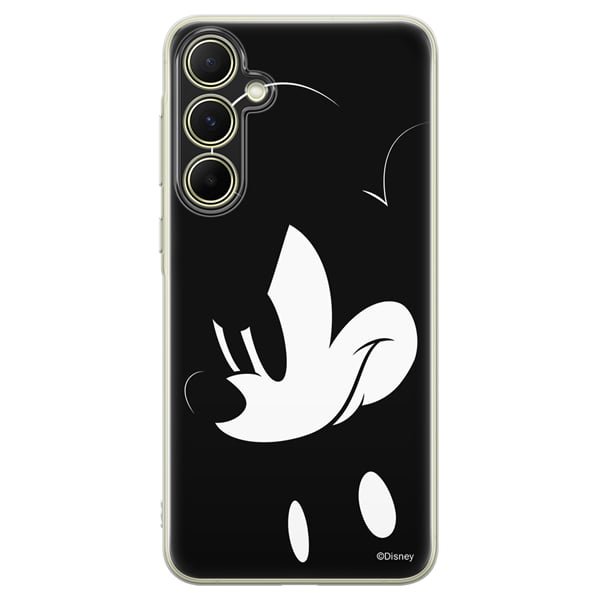 Disney Mickey Back Cover Σιλικόνης Μαύρο (Galaxy A55)