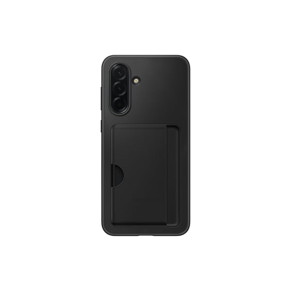 Samsung Back Cover Σιλικόνης με Υποδοχή για Κάρτες Μαύρο (Samsung A36, Samsung)