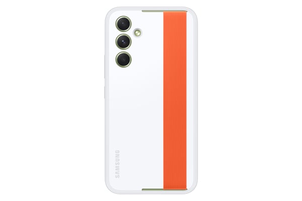 Samsung Slim Strap Cover Back Cover Σιλικόνης Λευκό (Galaxy A54)