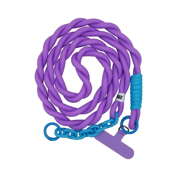 Vivid Neck Rope Lanyard Purple Gst-250318-1