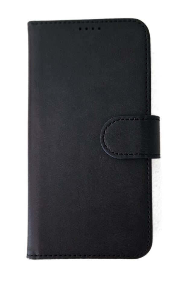 Vivid Wallet Δερμάτινο Μαύρο (iPhone 15 Plus)