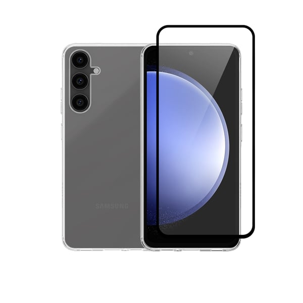Vivid Full Face Tempered Glass Μαύρο (Galaxy S23 FE)